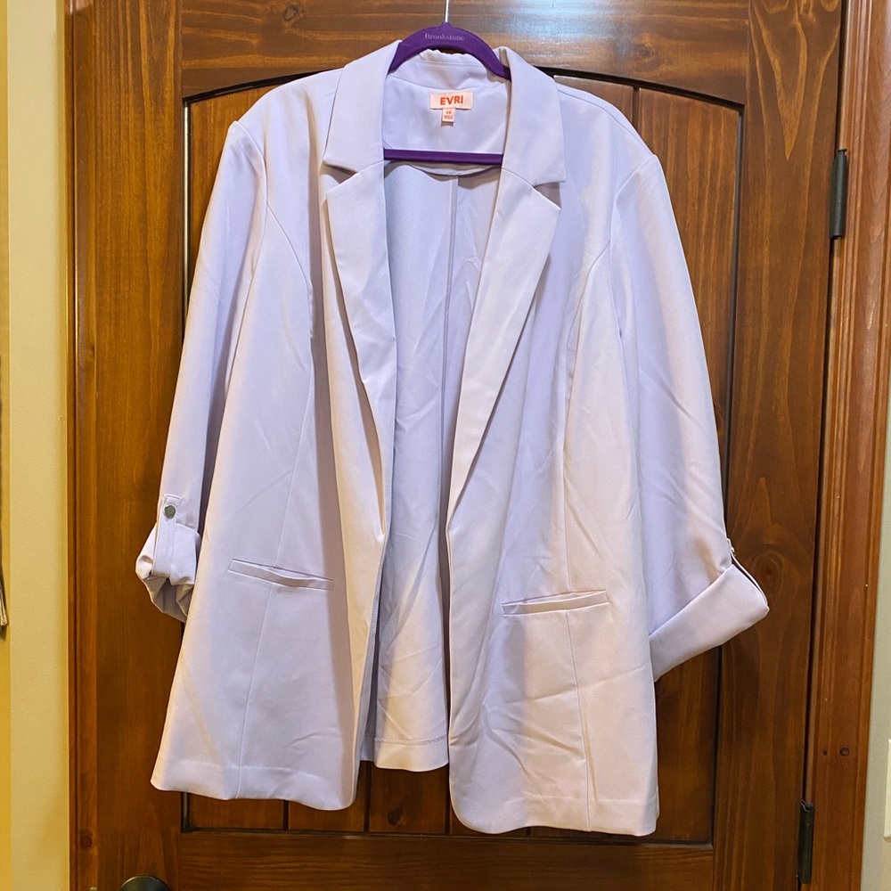 EVRI Open Front Long Blazer
